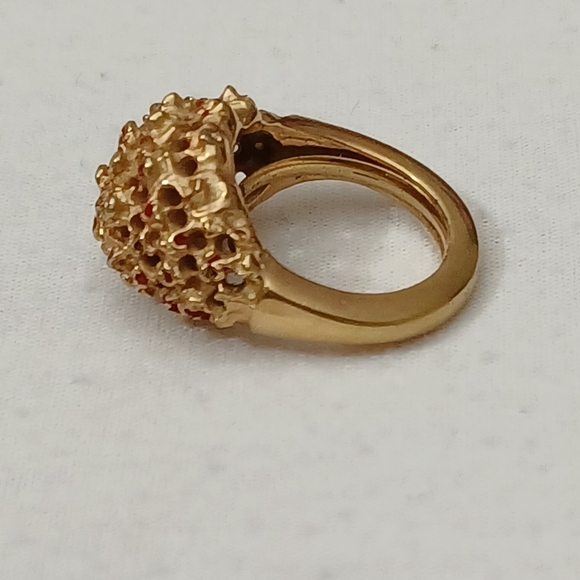 Vintage Luxurious Golden Nugget Collection 14K Gold Plated Set - Picture 10 of 15